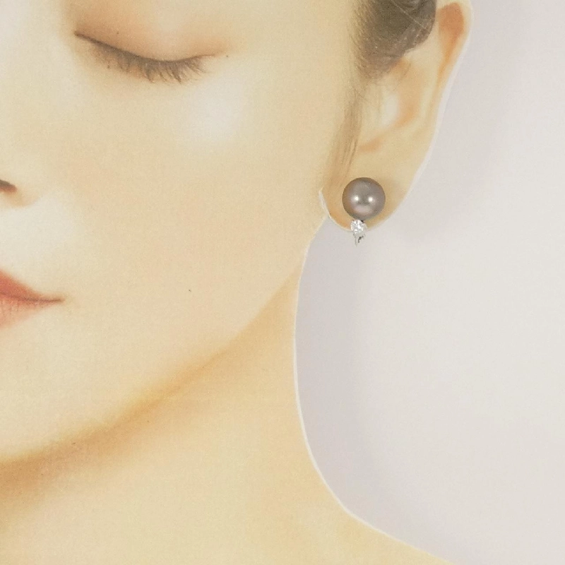 Bông tai ngọc trai đen PT900 11.5mm - Hàng hiệu Authentic 873095