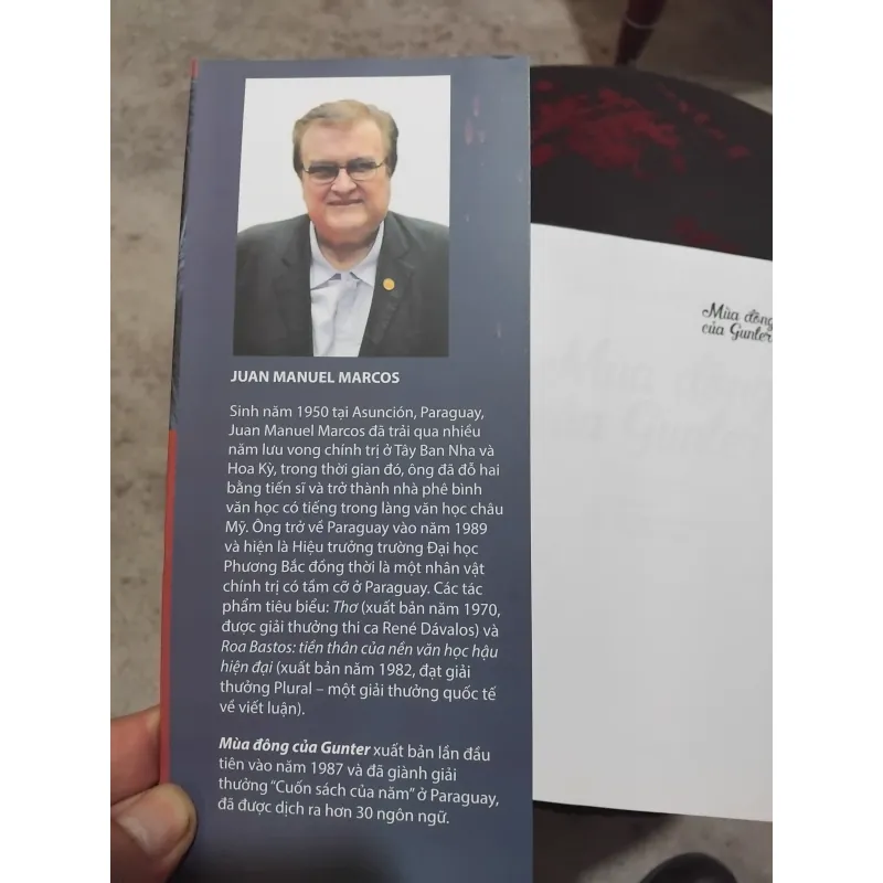 Mùa đông của Gunter tiểu thuyết của Juan Manuel Marcos  1001355