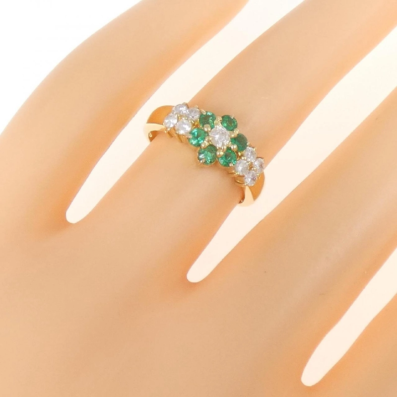 Nhẫn ngọc lục bảo K18YG 0.36CT 672373