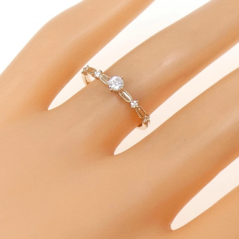 Nhẫn kim cương 750PG 0.114CT 669668