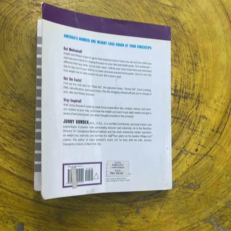 JONNY BOWDEN’S SHAPE UP WORKBOOK  697842