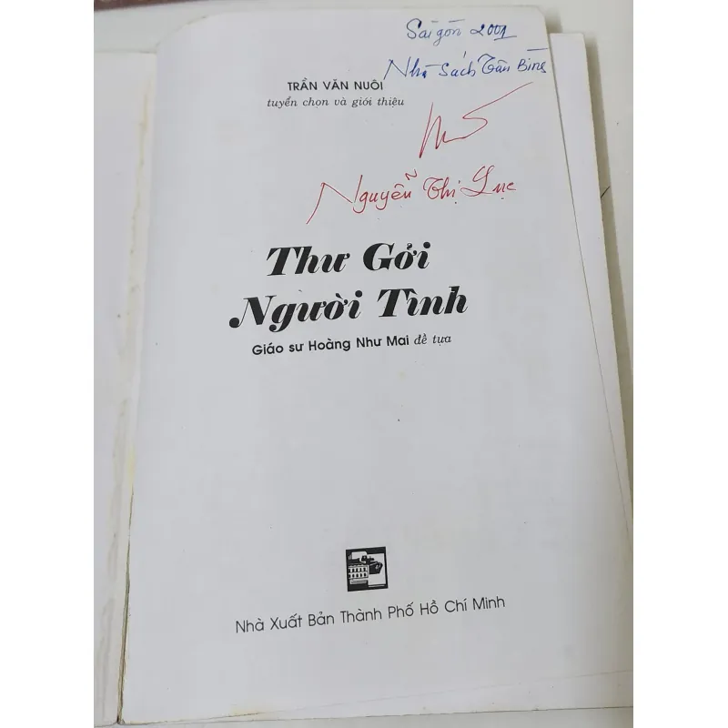 THƯ GỬI NGƯỜI TÌNH (Trần Văn Nuôi biên soạn) 792035
