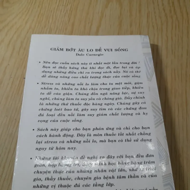 Giảm bớt lo âu để vui sống. Dale Carnegie. Nguyễn Tường Linh 601000