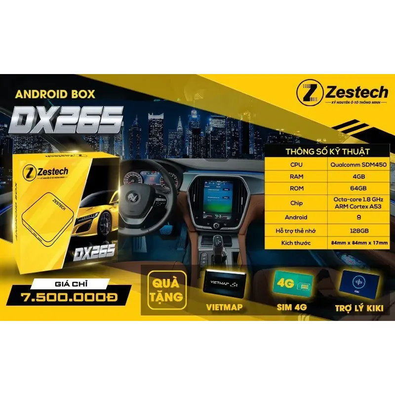 Android box Zestech DX265 (Hàng còn mới) 751512