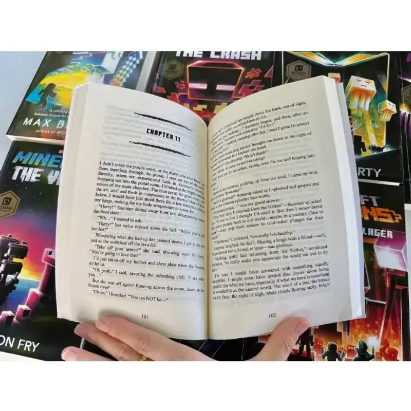 Truyện phiêu lưu - minecraft the island crash 13 cuốn 1029974