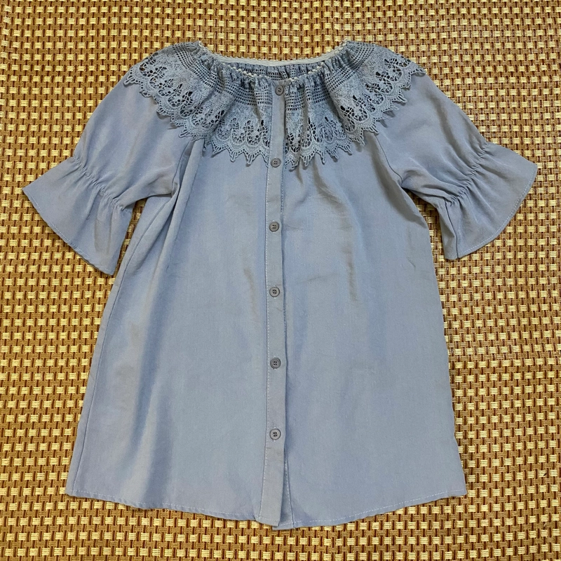 Áo raglan cổ ren kiểu 540986