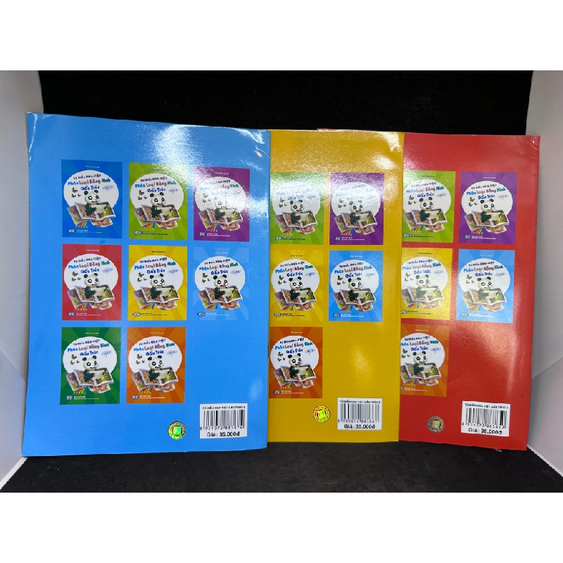 Combo 3 Cuốn Từ Điển Hoa Việt Phân Loại Bằng Hình Gấu Trúc, Tập 4 5 6, Mới 90%, 2013 SBM2407 450628