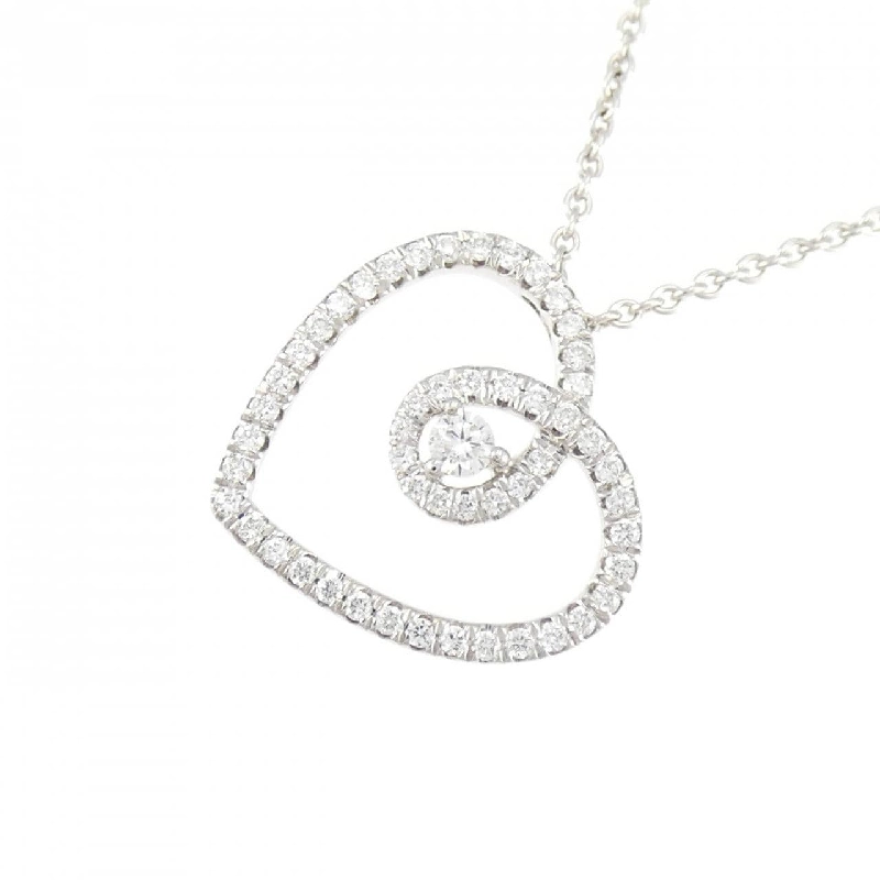 Dây chuyền kim cương hình trái tim De Beers - Hàng hiệu Authentic 842427