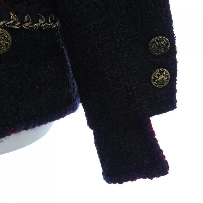 【Khuyến mãi】Áo khoác không cổ CHANEL 636738