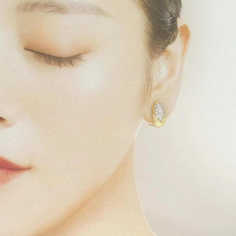 Bông tai kim cương K18YG/K18WG 0.91CT - Hàng hiệu Chính hãng 874229