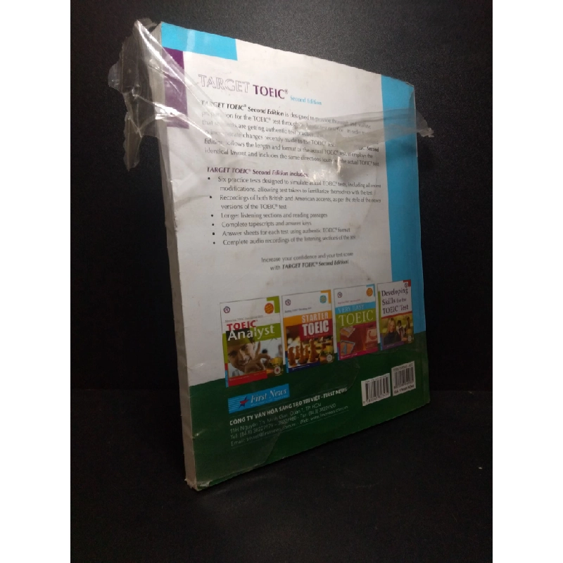 [59K/kg] Target toeic second edition mới 80% bẩn nhẹ rách seal HCM1110 364955