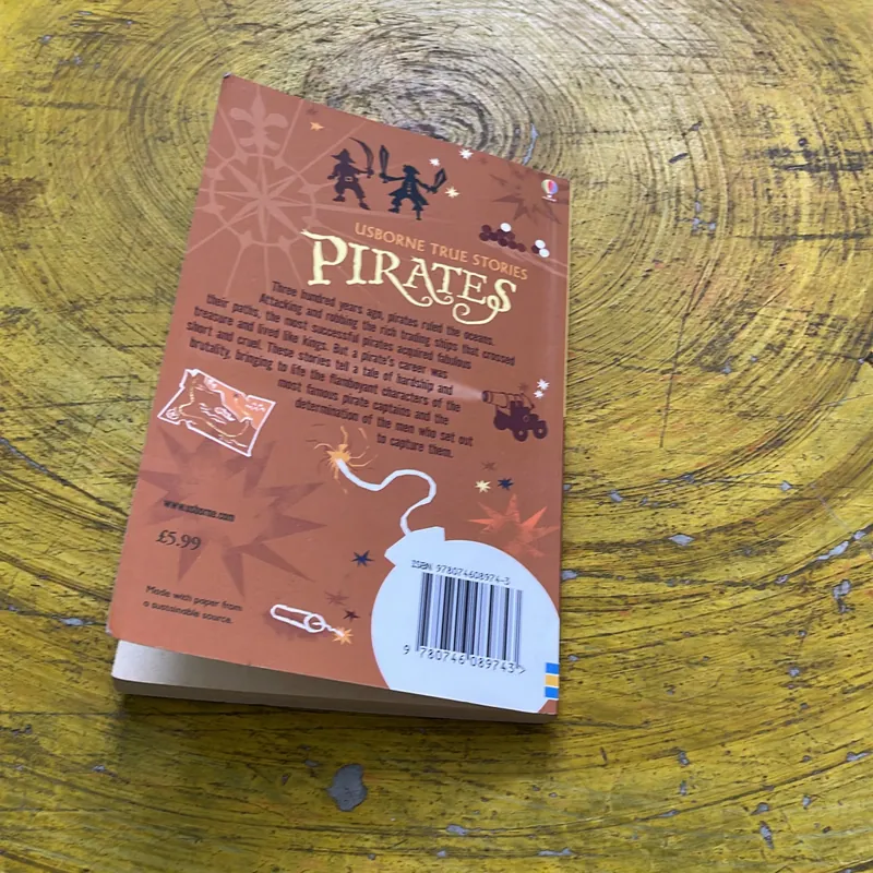 USBORNE TRUE STORIES PIRATES LUCY LETHBRIDGE 573295