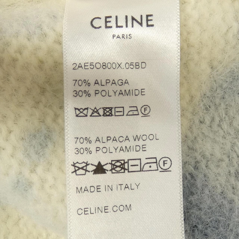 セリーヌ CELINE Trionf Tie-Dye Áo len cổ tròn 2AE5O800X Thời kỳ Eddie - Hàng hiệu Chính hãng 823477