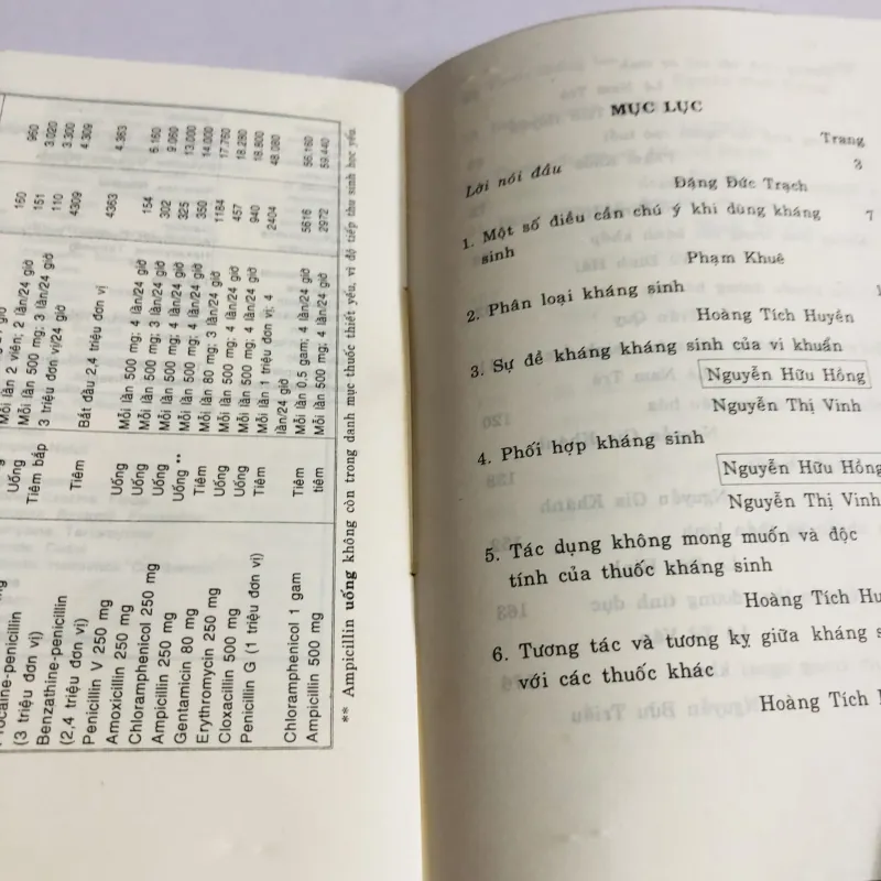 HƯỚNG DẪN SỬ DỤNG KHÁNG SINH  780413