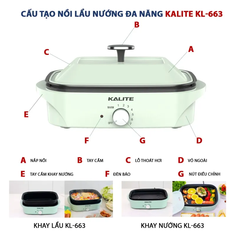 Kalite KL-663 – Nồi Lẩu Nướng Đa Năng, Tiết Kiệm Thời Gian, Phù Hợp Cho Mọi Gia Đình Việt! 692819