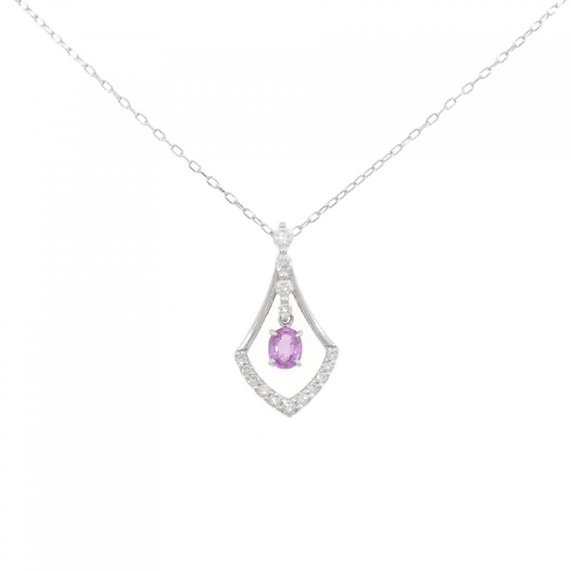 K18WG Sapphire Necklace 0.37CT - Hàng hiệu Authentic 866759