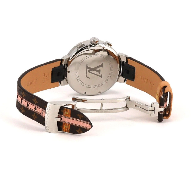 Louis Vuitton Tambour Moon Star Chrono QA032 SS Quartz - Hàng hiệu Authentic 875868