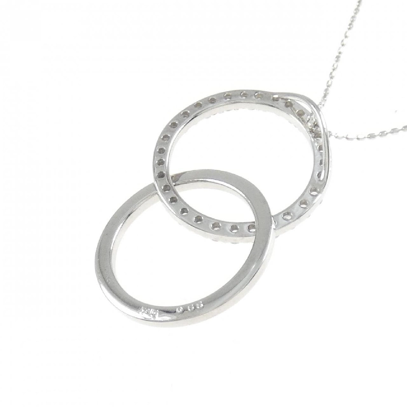 K18WG/750WG Dây chuyền kim cương 0.65CT - Hàng hiệu Authentic 863379