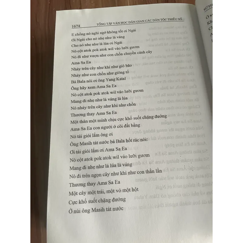 Sử thi Gia Rai , 1600 trang, khổ lớn, bìa cứng  594724