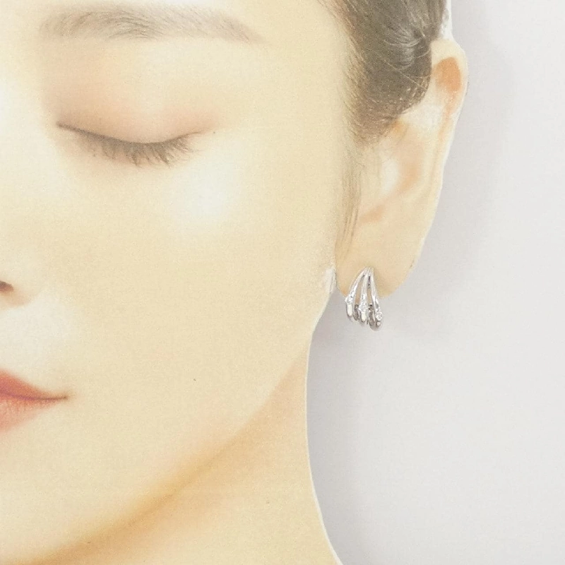 K18WG Bông tai/Khuyên tai kim cương 0.20CT - Hàng hiệu Chính hãng 869209