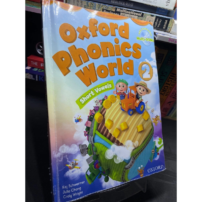 Oxford phonics world 2 short vowels mới 80% bút chì bút đỏ Oxford HPB2505 SÁCH HỌC NGOẠI NGỮ 181215