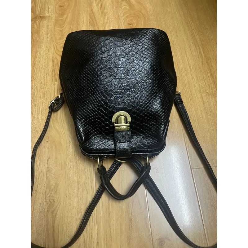 Balo nữ mini 20x25x12 da thật 2hand 996736