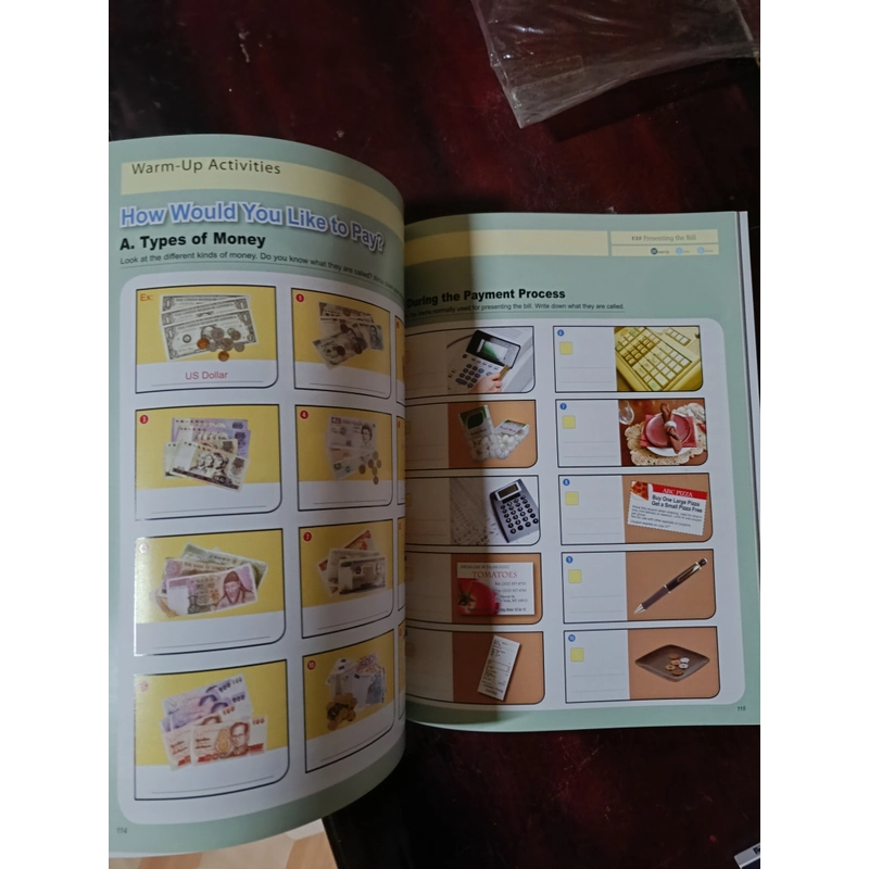 Restaurant English sách chuyên ngành nhà hàng có CD 215746