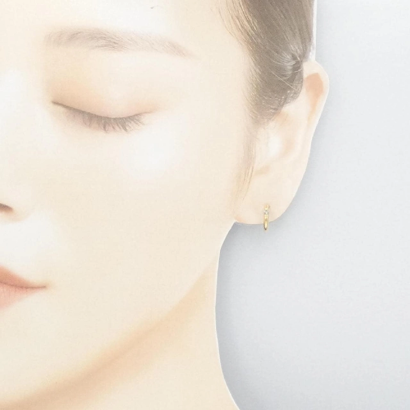 K18YG Bông tai kim cương 0.08CT - Hàng hiệu Chính hãng 876584