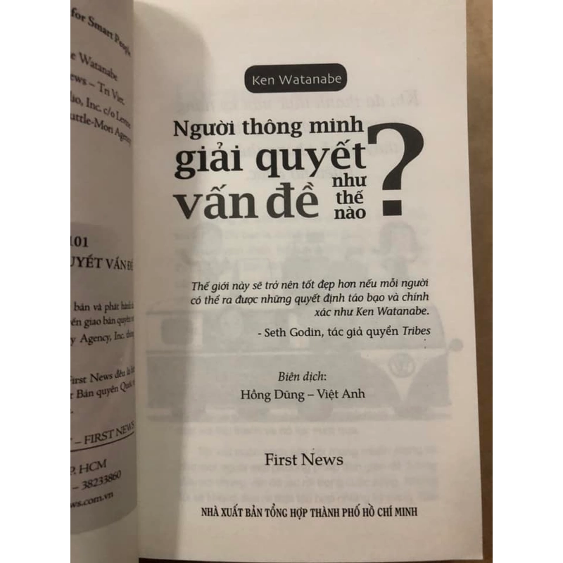 Sách cũ Người thông minh giải quyết vấn đề như thế nào - Ken Watanabe 306377