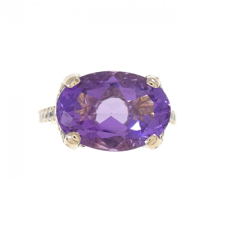 K10YG Nhẫn Amethyst - Hàng hiệu Chính hãng 846885