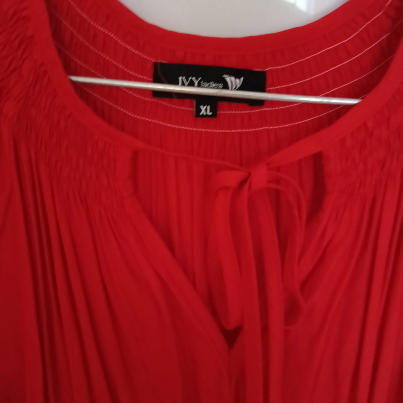 Đầm đỏ rút eo IVY moda size XL 548968