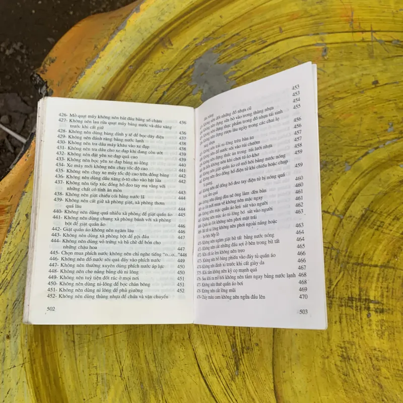 Nên và không nên 500 ĐIỀU CẤM KỴ TRONG CUỘC SỐNG HIỆN ĐẠI 759647