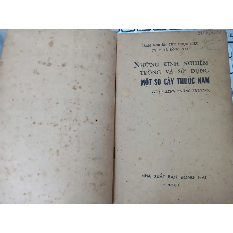 NHỮNG KINH NGHIỆM TRỒNG VÀ SỬ DỤNG MỘT SỐ CÂY THUỐC NAM 588883