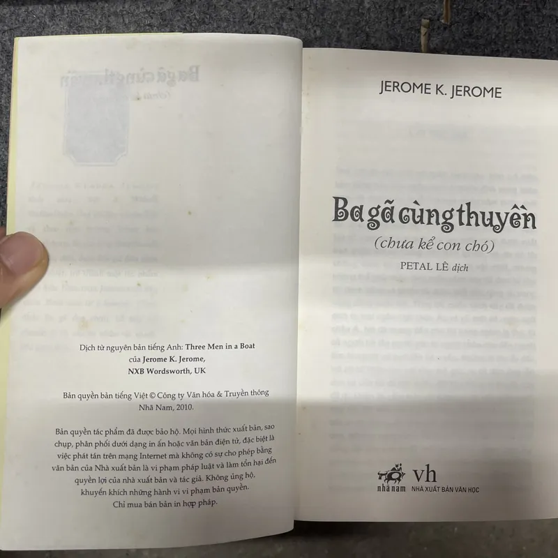 Ba Gã Cùng Thuyền - Jerome K.Jerome (c47) 740855
