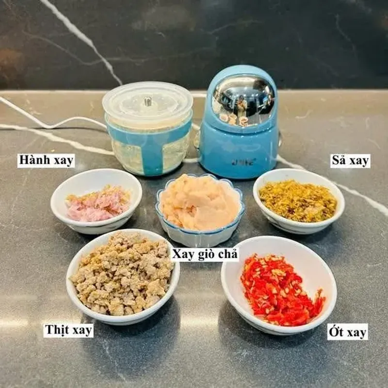 Máy xay mini UMB02 nhỏ gọn, cối thủy tinh kháng khuẩn, lưỡi dao 3 tầng bằng inox304 792934