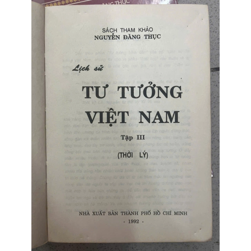 LỊCH SỬ TƯ TƯỞNG VIỆT NAM- NGUYỄN ĐĂNG THỤC (6 TẬP) 553014