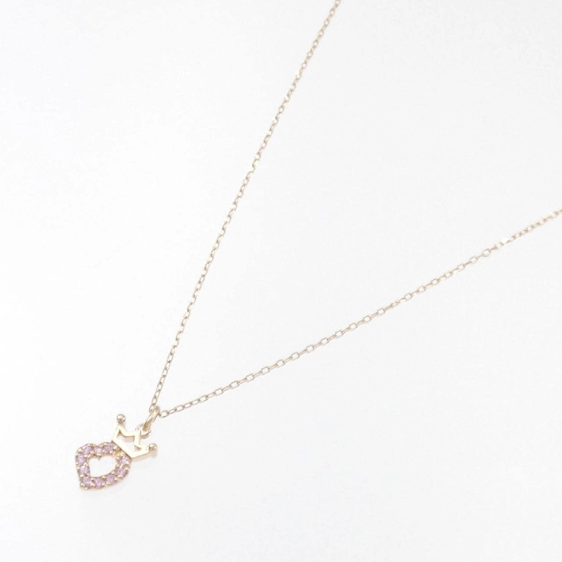 K10PG Vương miện × Trái tim Dây chuyền Sapphire 0.09CT - Hàng hiệu Chính hãng 863366