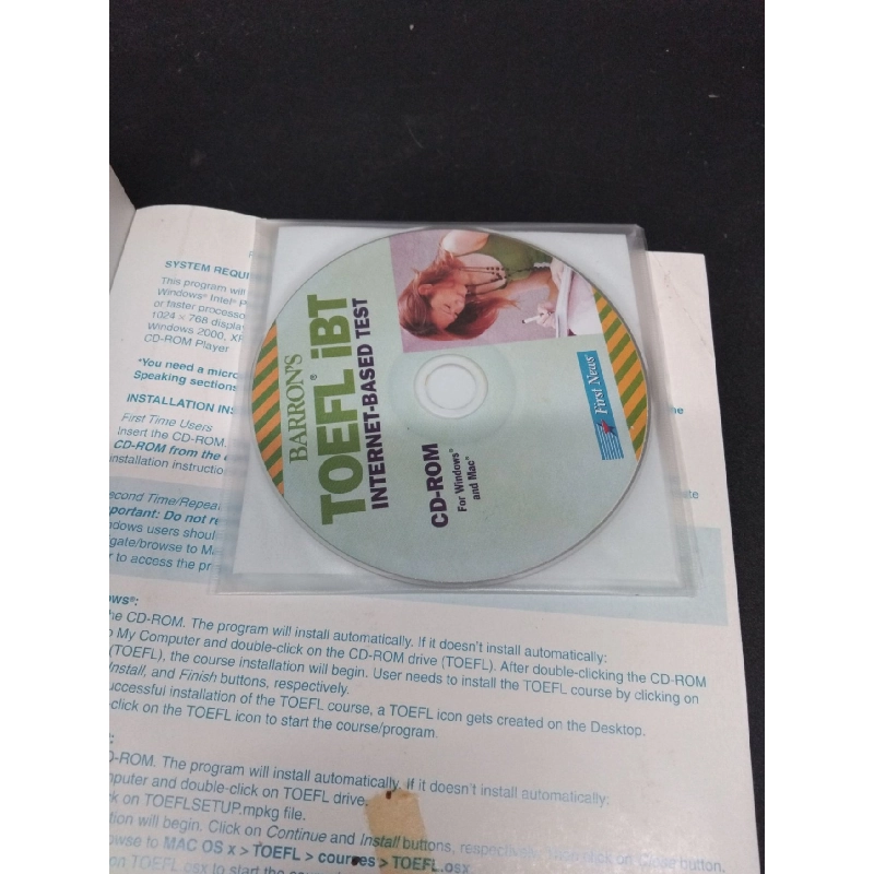 Toefl iBT 13TH edition (kèm CD) mới 80% ố bẩn 2014 HCM1710 HỌC NGOẠI NGỮ 917782