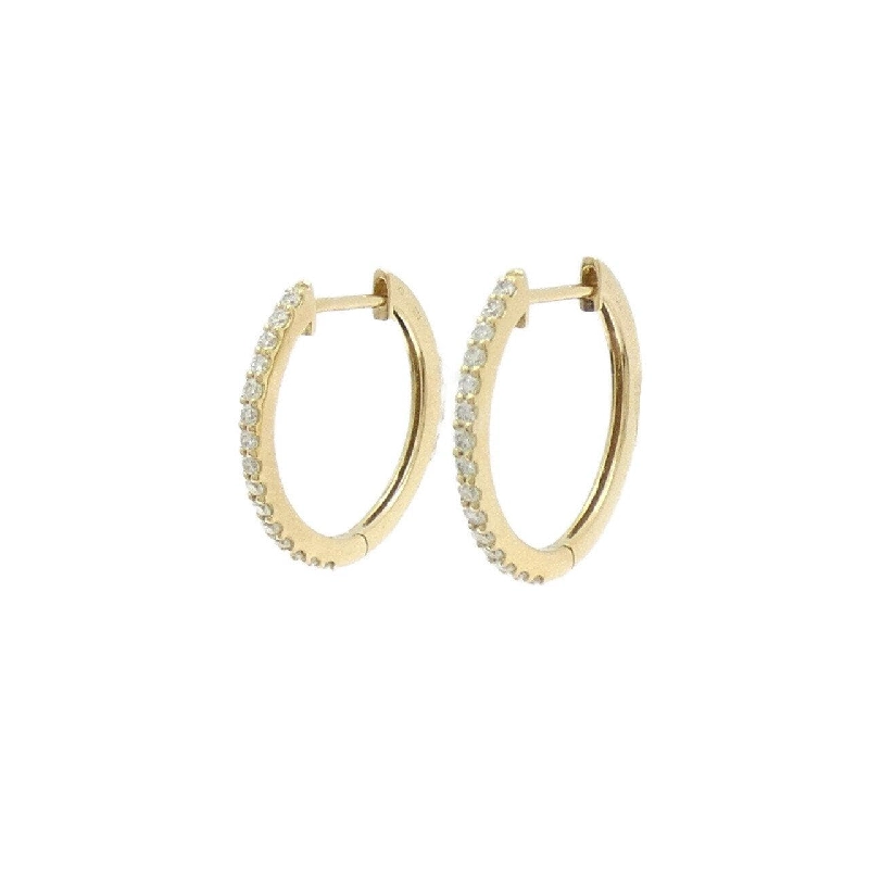 K18YG Bông tai kim cương 0.30CT - Hàng hiệu Chính hãng 873439