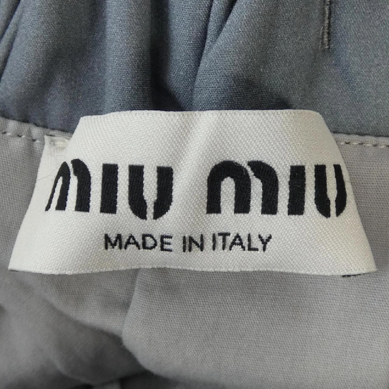 Miu Miu MIU MIU Vải Poplin Jersey Maxi Floral MG2305 S000 15W3 Váy 647538