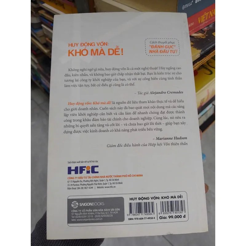 SÁCH HUY ĐỘNG VỐN : KHÓ MÀ DỄ (B1) 706166