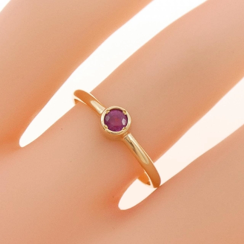 Nhẫn Ruby K18YG - Hàng hiệu Chính hãng 850448