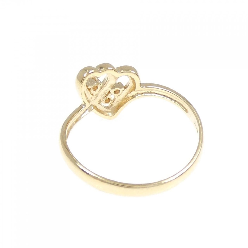 Nhẫn kim cương hình trái tim K18YG - Hàng hiệu Authentic 856571