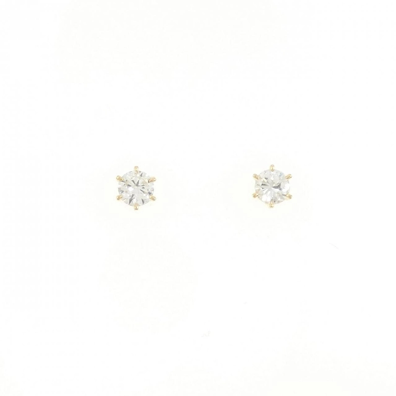 K18YG Bông tai Kim cương 0.226CT 0.223CT H SI1 Tốt - Hàng hiệu Chính hãng 874174