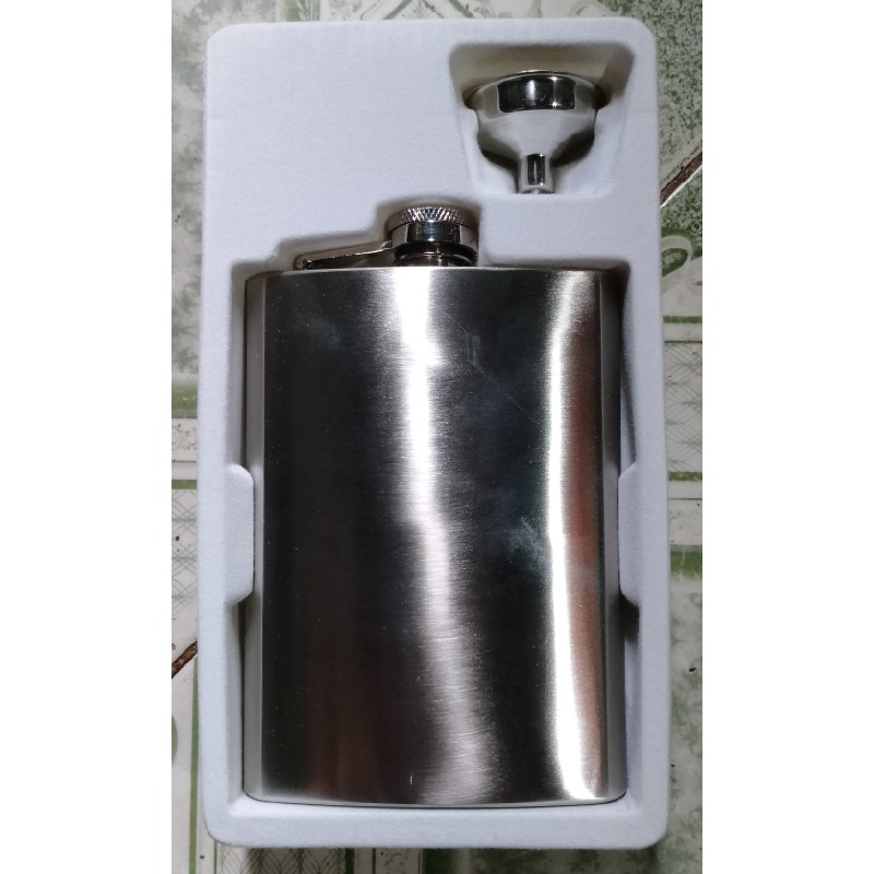 Bình rượu inox Bass 8oz kèm phễu 14233