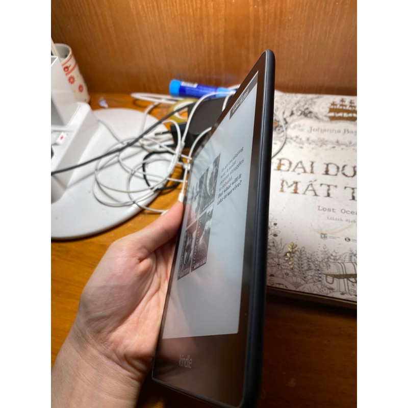 Máy đọc sách kindle paperwhite 5(11th gen)- 16gb - màu sắc:Đen 189338