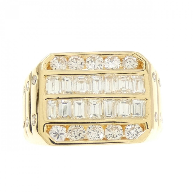 Nhẫn kim cương K18YG 1.75CT - Hàng hiệu Authentic 849931