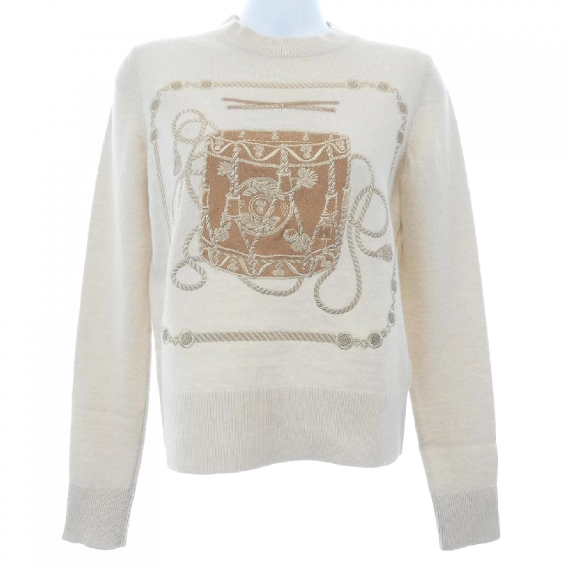 HERMES LES TAMBOURS FINESSE 3H2614DI Áo len - Hàng hiệu Chính hãng 774991