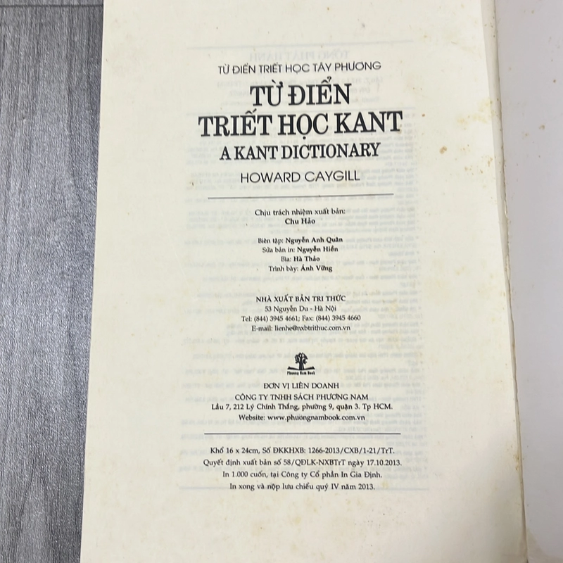 Từ điển triết học kant. 4a5 542873