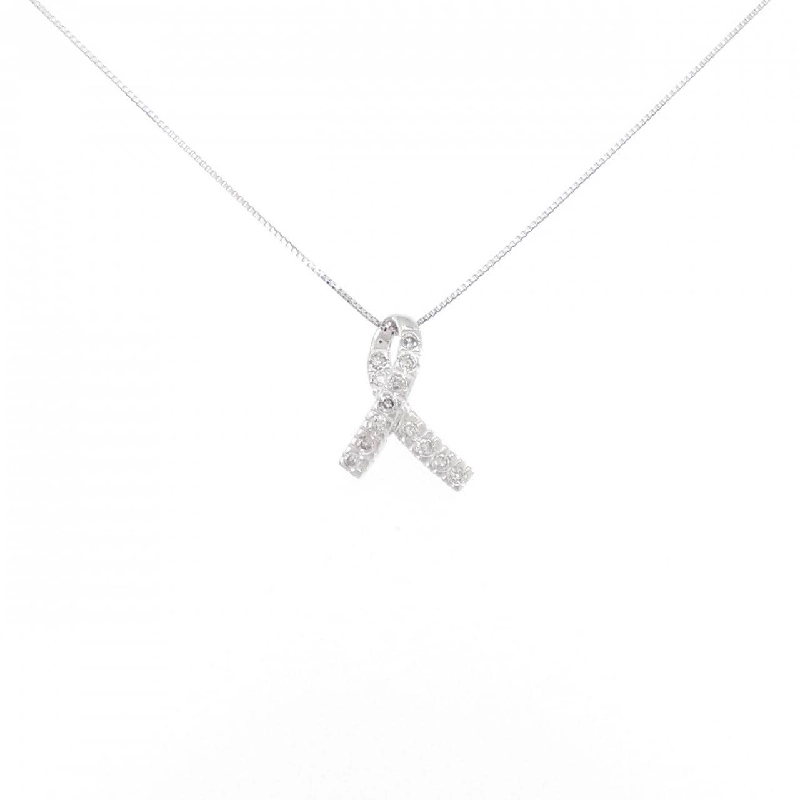 K18WG Dây chuyền kim cương 0.20CT - Hàng hiệu Chính hãng 863129